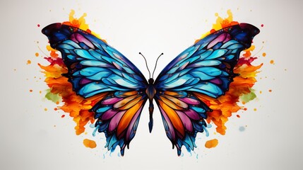 butterfly  generated by AI