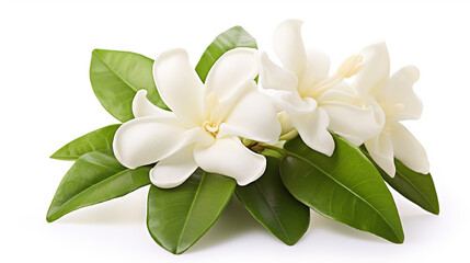 Photo of Jasmine flower isolated on white background
