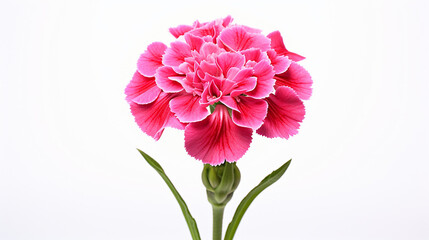 Photo of Sweet William flower isolated on white background