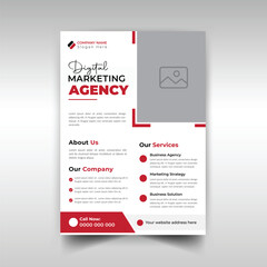 Business marketing flyer design for creative agency