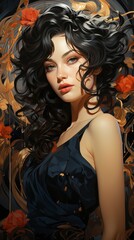 Beautiful Woman Face, Background Image,Desktop Wallpaper Backgrounds, Hd