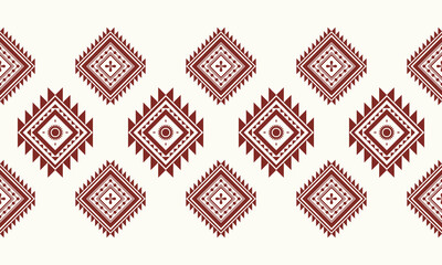 Geometric design fabric pattern, seamless, wallpaper, clothing, carpet, fiber, yarn and shawl. Asian Indian. Abstract background.