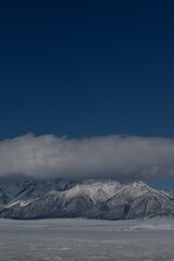 snow covered mountain