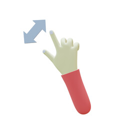 zoom in finger gesture