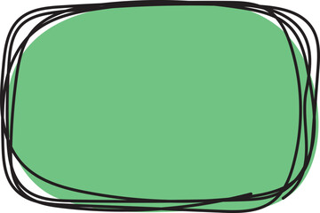 rectangle text box border doodle