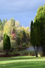 Waterfall of petite rivière Bostonnais