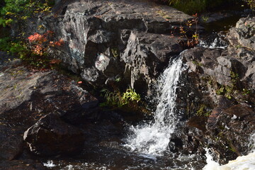 Waterfall of petite rivi&egrave;re Bostonnais