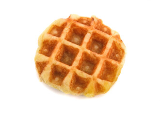 waffle isolated on white background