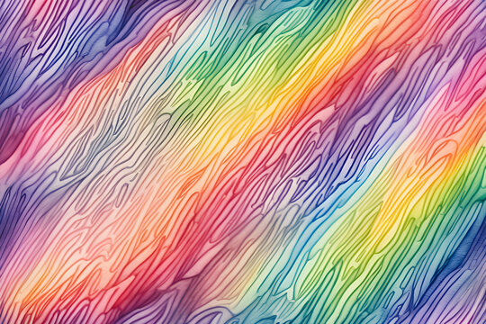 Abstract pastel rainbow pattern texture background,
generative AI 
