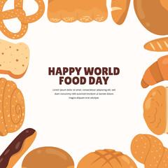 Bakery Sweet Food Frame Background