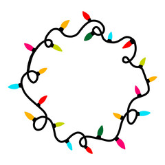 Christmas Light Frame