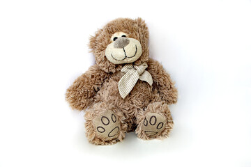 Teddy Bear brown, Teddy Bear doll isolated on white background
