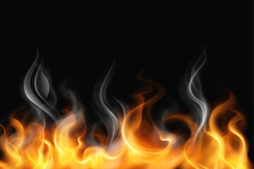 realistic Fire flame background