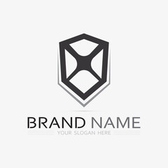 shield logo design vector,shield emblem logo template,logosymbol icon-vector