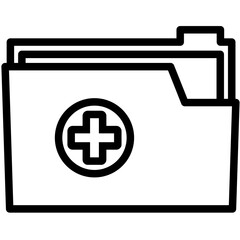 Digital png illustration of folder with cross on transparent background