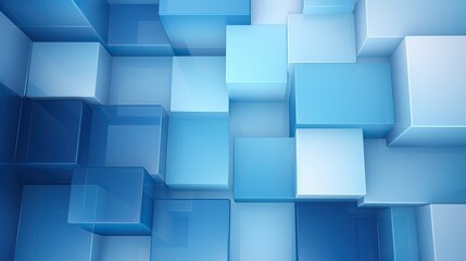 abstract blue squares background