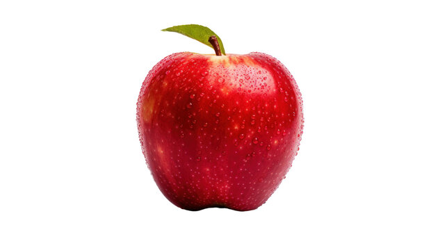 Apple on the transparent background