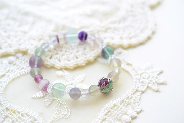 天然石のブレスレット