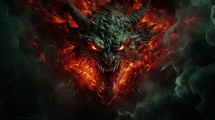 evil demon in hell
