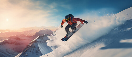 Thrilling Snowboard Tricks, A Man Pushing Boundaries on the Slopes