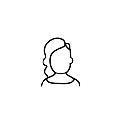 profile picture icons in line style