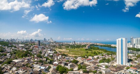 panorama of the city of Cartagena