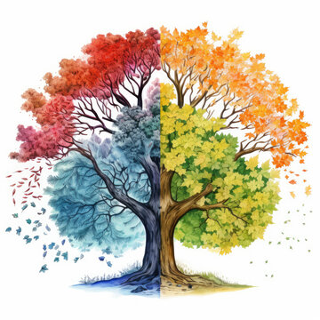  four seasons on trees 