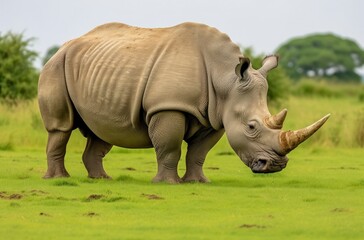 Obraz premium rhino in the wild