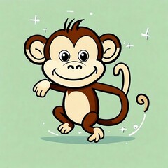 Obraz premium a nonhuman primate mammal with the exception usually of the lemurs and tarsiers especially : any of the smaller longer-tailed catarrhine or platyrrhine primates as contrasted with the apes