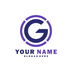 Fototapeta premium Modern letter OG logo design vector. Creative OG logo concepts template