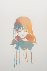 Simple Art with wild colors