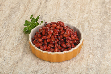 Red kidney bean in the bowl
