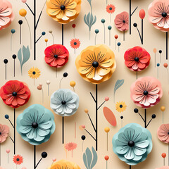 3D Flower Collection 1 Nature-Inspired Floral Decor, Home Art, Wedding Centerpiece, and Paper Craft