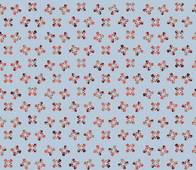 Textile motif seamless pattern