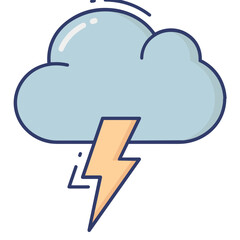 Cloud storage icon symbol vector image. Illustration of the database server hosting cloud system digital design image