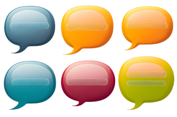 Speech Bubbles Set
