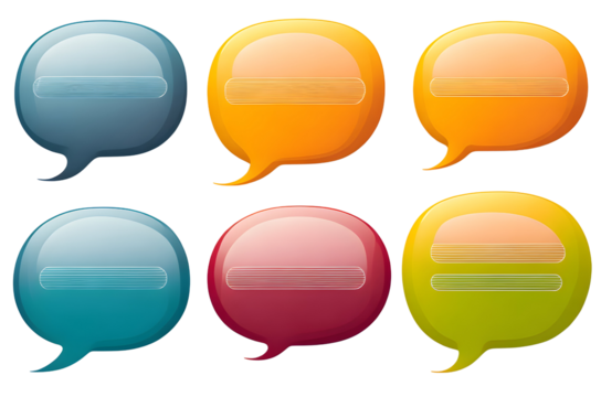 Speech Bubbles Set