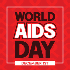 world aids day background, vector replaceable. design for banner, poster, social media, flyer, web.