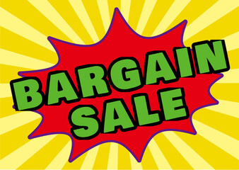 セールの文字が入ったタイトルイラスト