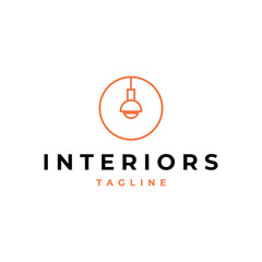Interior logo vector icon design template
