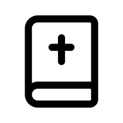 bible line icon