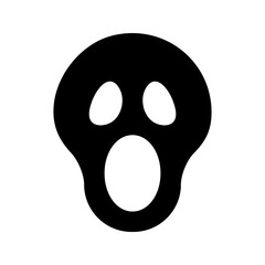 ghost glyph icon