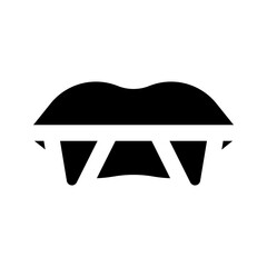 vampire glyph icon