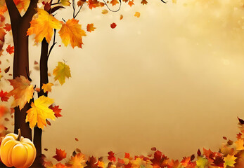 Naklejka na ściany i meble autumn leaves background, autumn background with leaves
