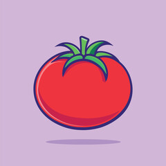 Tomato fruit vegetable vector illustration food nature concept