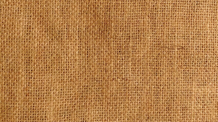 Brown burlap texture for background. 