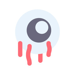 eyeball flat icon
