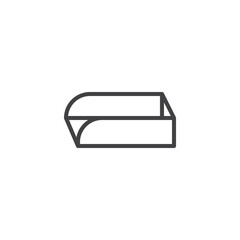 Hot dog packaging line icon