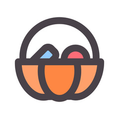 candy bag flat line icon