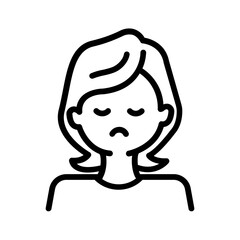 Obraz premium Black line icon for Envy